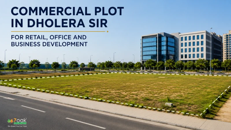 Commercial Plot in Dholera SIR for Retail, Office and Business Development