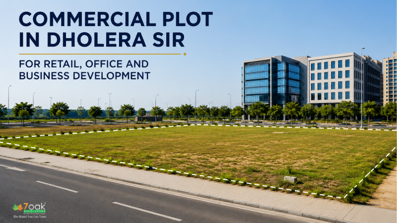 Commercial Plot in Dholera SIR for Retail, Office and Business Development