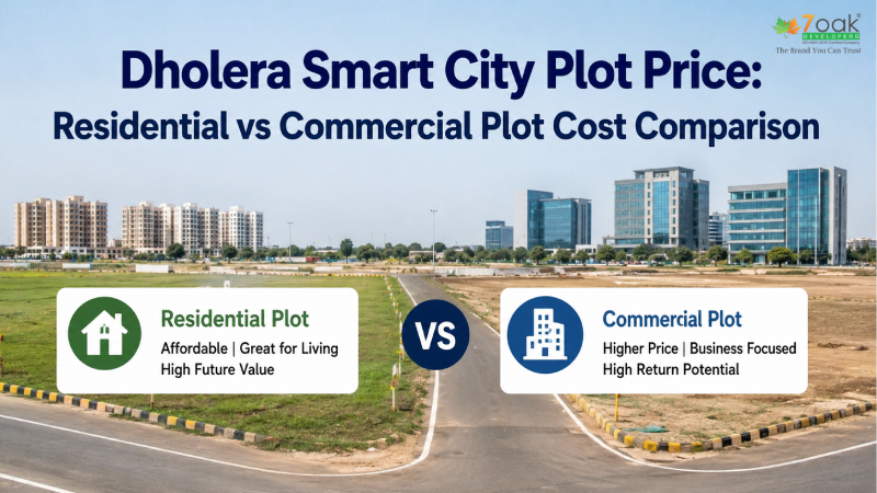 Dholera Smart City Plot Price: Residential vs Commercial Plot Cost Comparison
